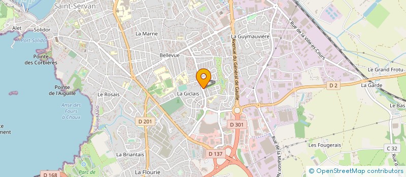 localisation de l'entreprise BILAP PC  SAINT-MALO