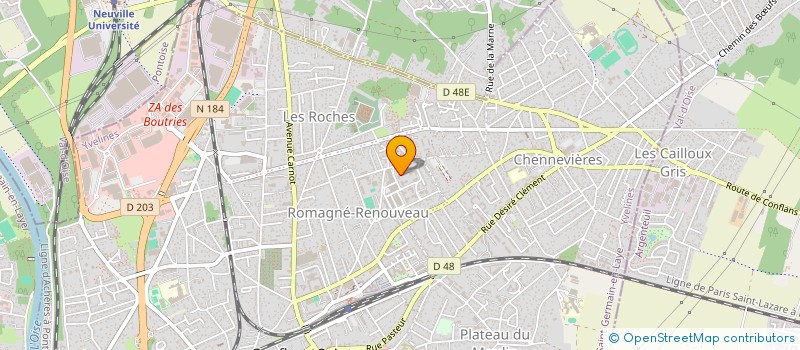 localisation de l'entreprise BILAR TAXI  CONFLANS-SAINTE-HONORINE