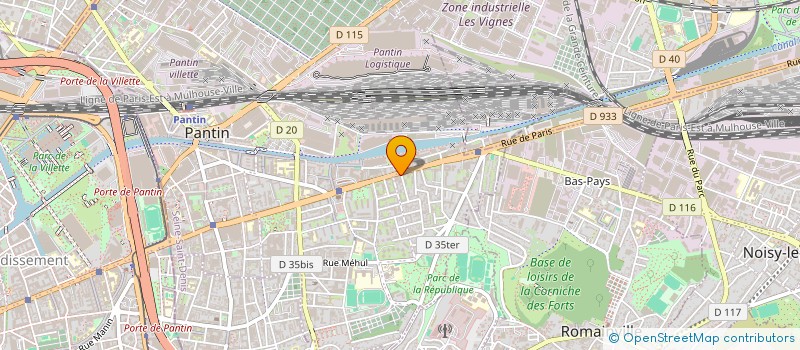 localisation de l'entreprise BILAR TRANSPORTS à LES LILAS