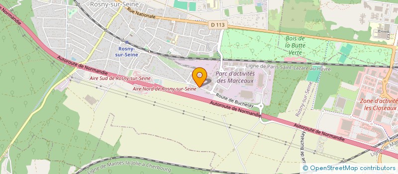 localisation de l'entreprise BILARDO à ROSNY-SUR-SEINE