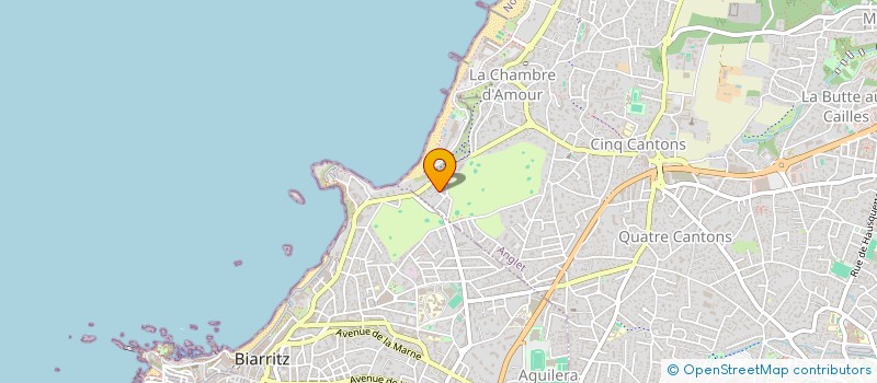 localisation de l'entreprise BILATHERA FRANCE à ANGLET