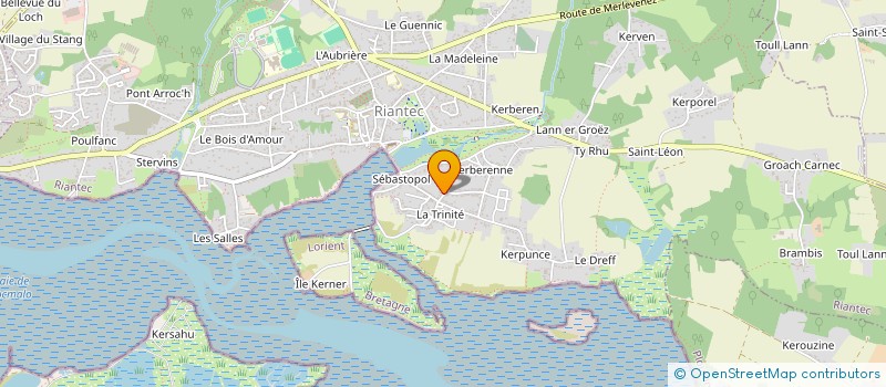 localisation de l'entreprise BILBO CHEZ CANOPEE SAS  RIANTEC