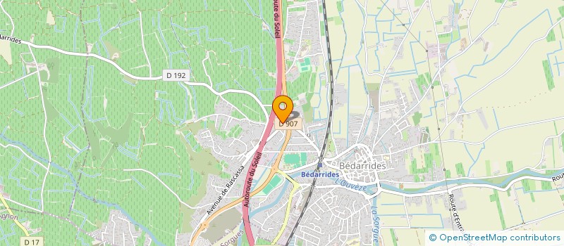 localisation de l'entreprise BILBY  BEDARRIDES