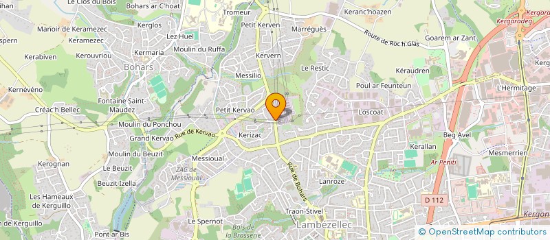 localisation de l'entreprise BILCOT ELECTRICITE à BREST