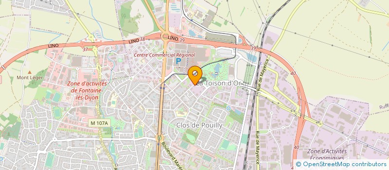 localisation de l'entreprise BILD à DIJON
