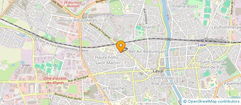 localisation de l'entreprise BILDEX à LAVAL