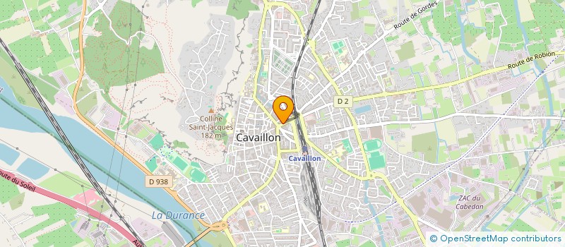 localisation de l'entreprise BILEAU  CAVAILLON