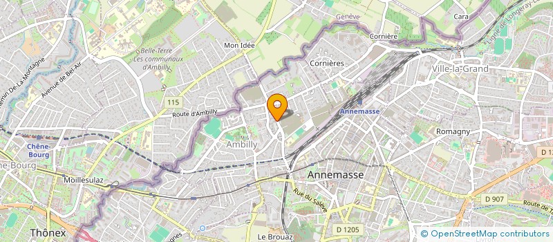 localisation de l'entreprise BILEG SUSHI  AMBILLY