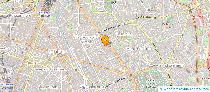 localisation de l'entreprise BILEK à PARIS
