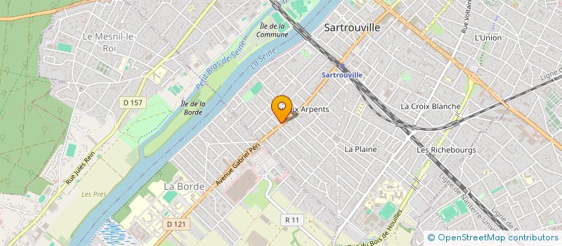 localisation de l'entreprise BILEL COIFFURE  SARTROUVILLE