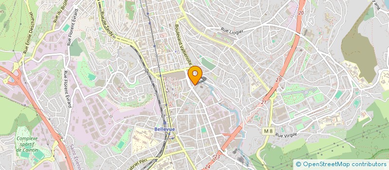 localisation de l'entreprise BILEL FOOD DISTRIBUTION à SAINT-ETIENNE
