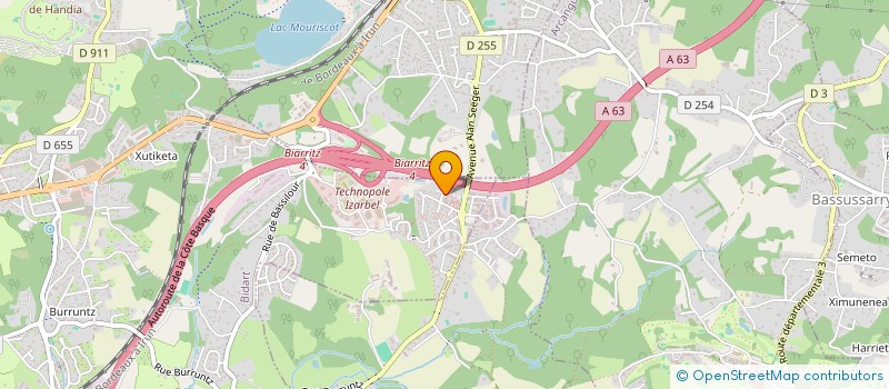 localisation de l'entreprise BILELO  GUETHARY