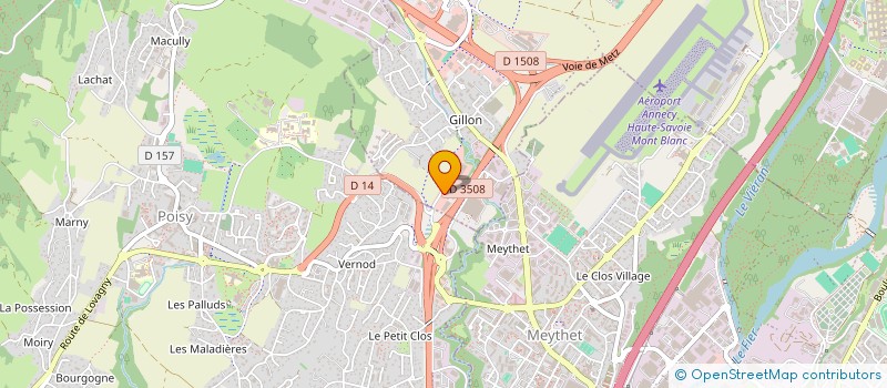 localisation de l'entreprise BILEO  EPAGNY METZ-TESSY