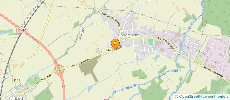 localisation de l'entreprise BILGER IMMO  UNGERSHEIM