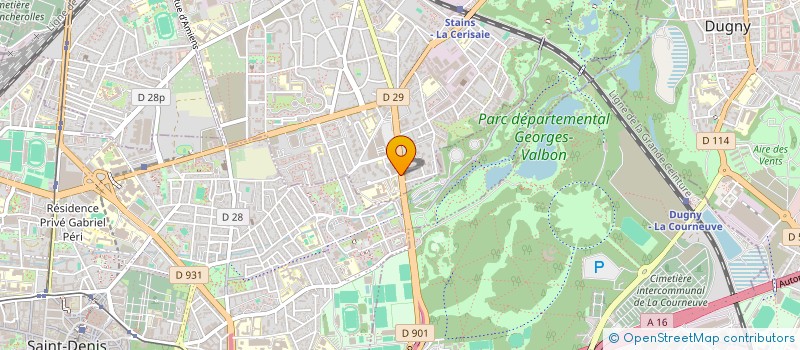 localisation de l'entreprise BILGLASS à STAINS