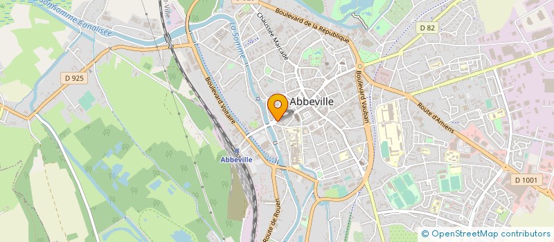 localisation de l'entreprise BILHAUT BERNARD & JOBARD CHRISTIAN à ABBEVILLE