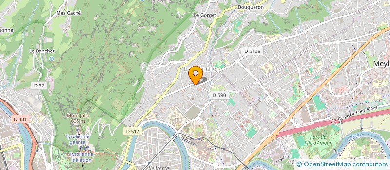 localisation de l'entreprise BILIANNI  LA TRONCHE