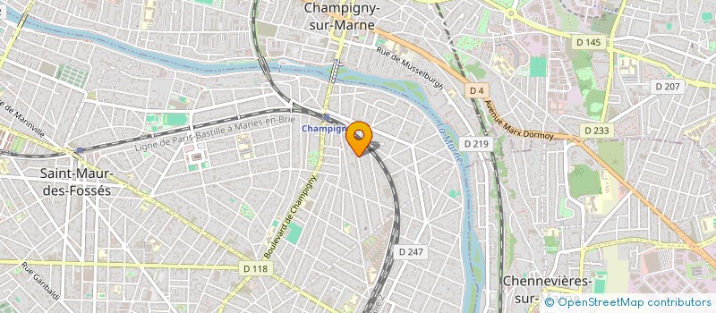 localisation de l'entreprise BILIGEN SAS à SAINT-MAUR-DES-FOSSES