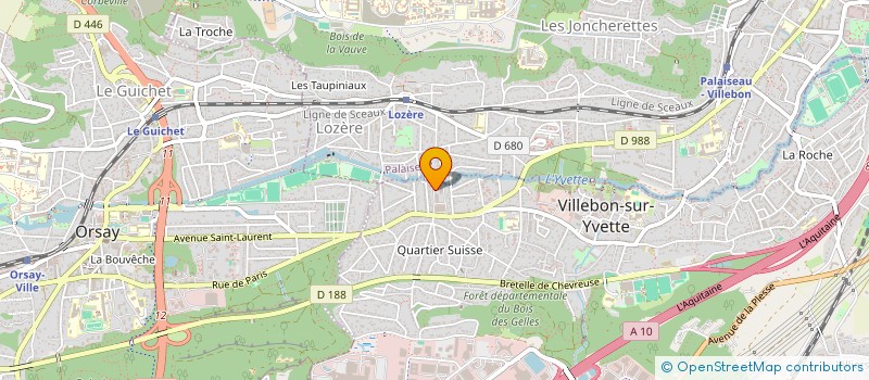 localisation de l'entreprise BILIKE à VILLEBON SUR YVETTE
