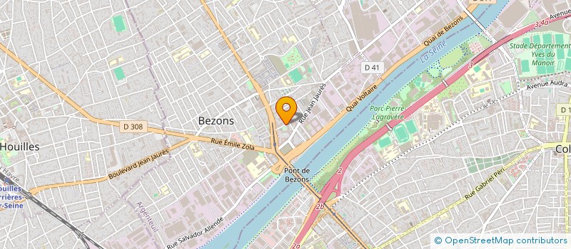 localisation de l'entreprise BILIKY à BEZONS