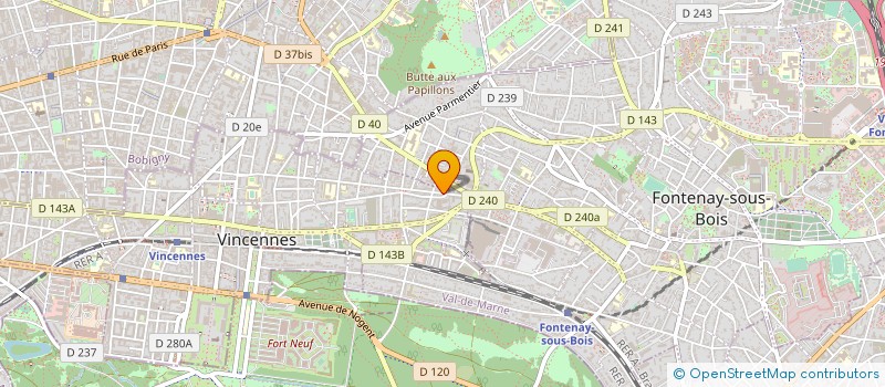 localisation de l'entreprise BILINK HOLDING à VINCENNES