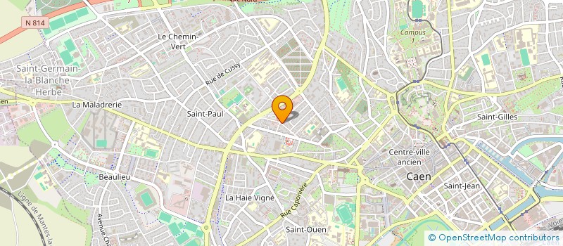 localisation de l'entreprise BILIS à CAEN