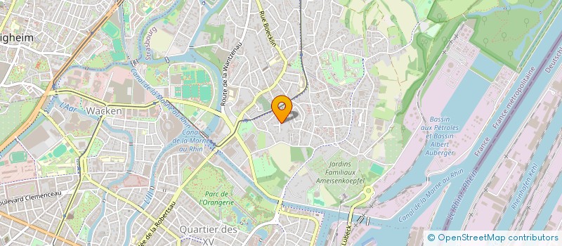 localisation de l'entreprise BILISO FRANCE à STRASBOURG