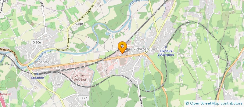 localisation de l'entreprise BILIT à CIVRIEUX-D'AZERGUES