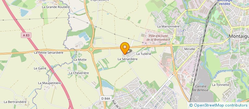localisation de l'entreprise BILITE à MONTAIGU-VENDEE