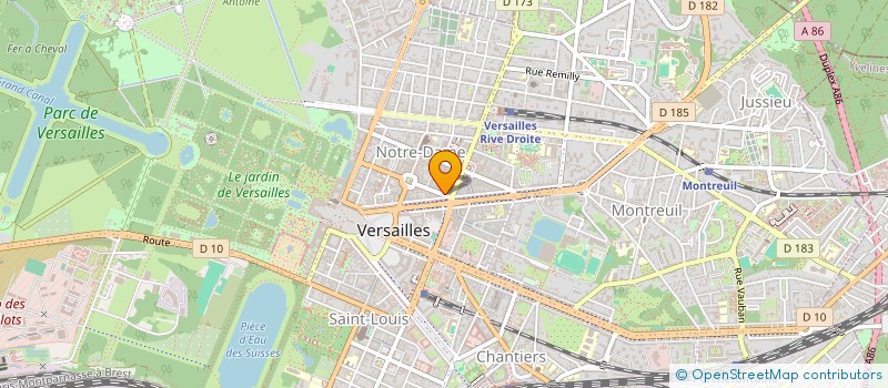localisation de l'entreprise BILIV à VERSAILLES