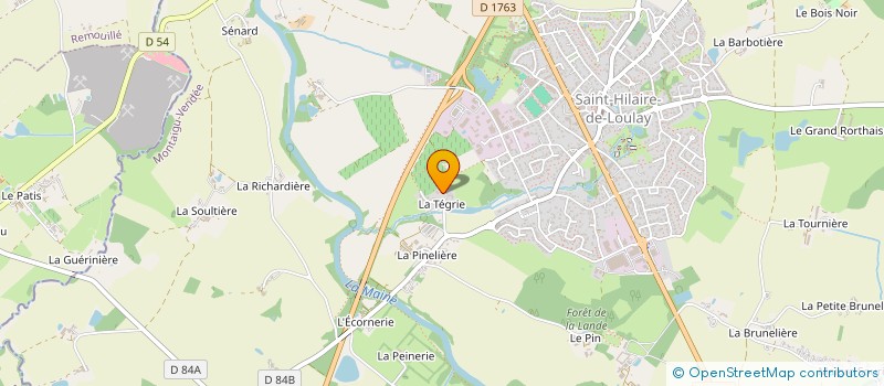 localisation de l'entreprise BILIZE à MONTAIGU-VENDEE
