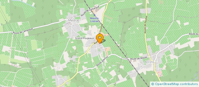 localisation de l'entreprise BILL  MOULIS-EN-MEDOC