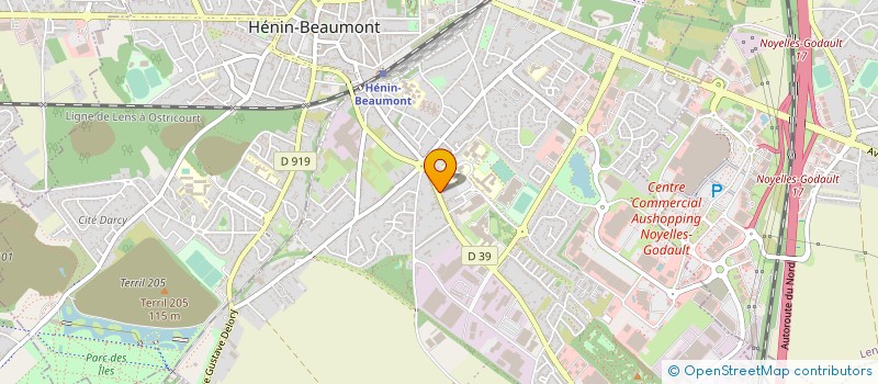 localisation de l'entreprise BILL'AUTOS à HENIN-BEAUMONT
