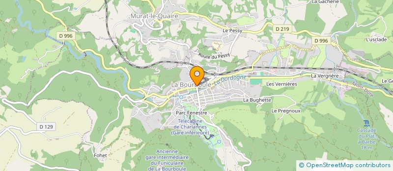 localisation de l'entreprise BILL & CO  LA BOURBOULE