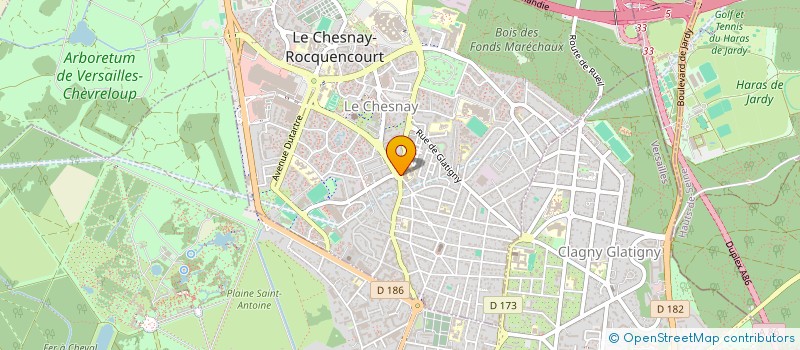 localisation de l'entreprise BILL COMPANY  LE CHESNAY-ROCQUENCOURT