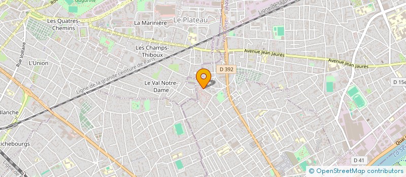 localisation de l'entreprise BILL ECHAFAUDAGE  BEZONS