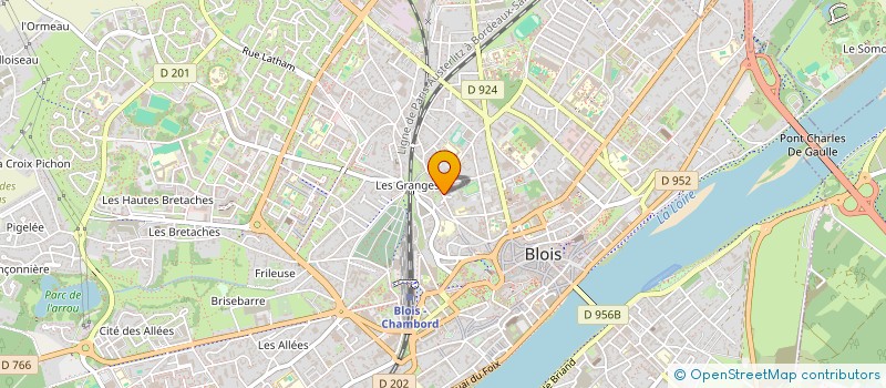 localisation de l'entreprise BILLAQUOIS ALAIN CHARPENTE COUVERTURE  BLOIS