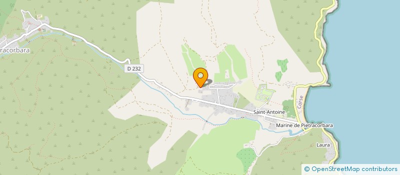 localisation de l'entreprise BILLARD à PIETRACORBARA