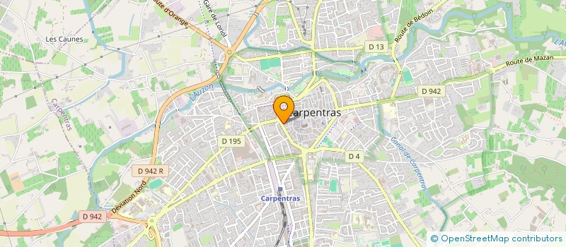localisation de l'entreprise BILLARD CLUB CARPENTRASSIEN à CARPENTRAS