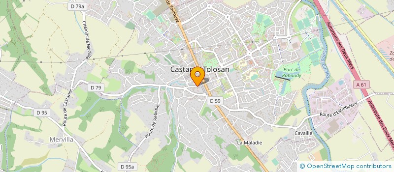 localisation de l'entreprise BILLARD CLUB CASTANET-TOLOSAN à CASTANET-TOLOSAN