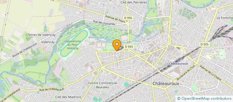 localisation de l'entreprise BILLARD CLUB CHATEAUROUX à CHATEAUROUX