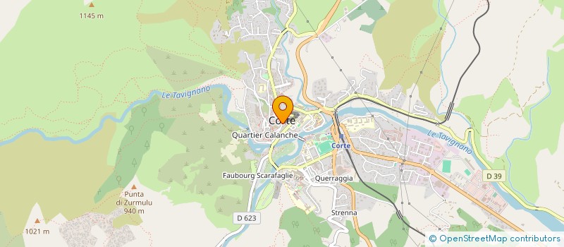 localisation de l'entreprise BILLARD CLUB CORTENAIS à CORTE