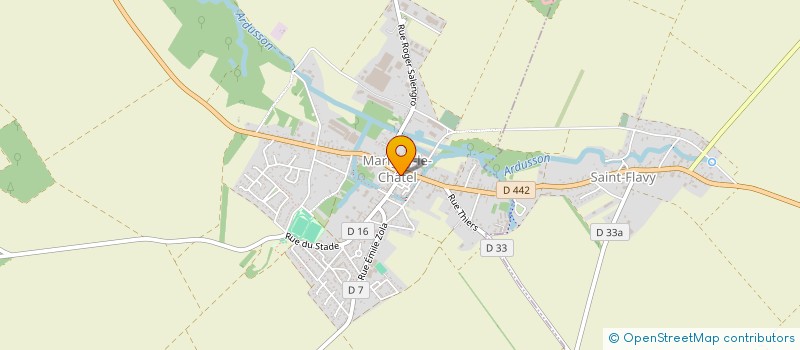 localisation de l'entreprise BILLARD CLUB DE MARIGNY-SAINT FLAVY  MARIGNY-LE-CHATEL