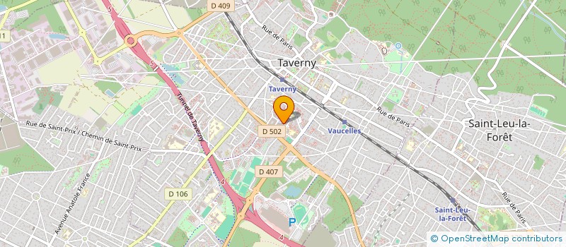 localisation de l'entreprise BILLARD CLUB DE TAVERNY à TAVERNY