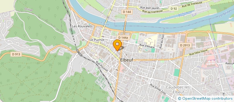 localisation de l'entreprise BILLARD CLUB ELBEUVIEN  ELBEUF