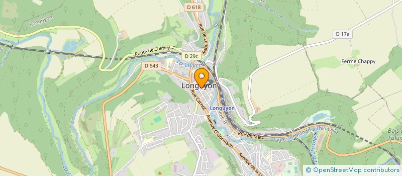 localisation de l'entreprise BILLARD CLUB LONGUYONNAIS  LONGUYON