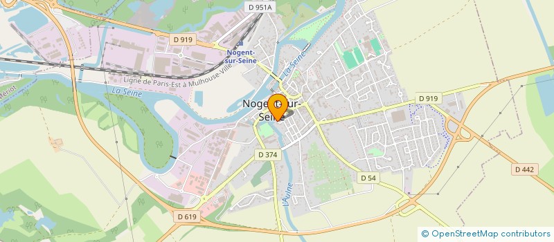 localisation de l'entreprise BILLARD CLUB NOGENTAIS à NOGENT-SUR-SEINE