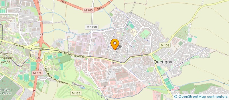 localisation de l'entreprise BILLARD CLUB QUETIGNY  QUETIGNY