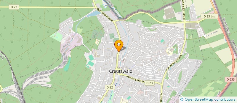 localisation de l'entreprise BILLARD CLUB ST HUBERT  CREUTZWALD