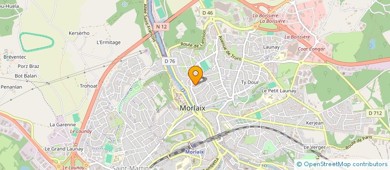 localisation de l'entreprise BILLARD ERIC ET BAHNO MARIANO à MORLAIX